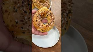 4 Ingredient Air Fryer Bagels 🥯 [upl. by Sral476]