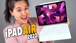 iPad Air 2022 Review  Almost Pro [upl. by Atsirhc]