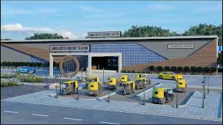 Walkthrough Video of Redevelopment of Samalkot Railway Station Proposed Design [upl. by Klement]