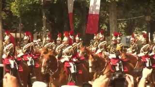 Cavalerie de la Garde Republicaine  Paris 14 July 2013  Fanfare  Regiment [upl. by Nivlem]