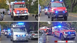 FLORIAN MESSE 2024 🚒  VIELE EINZIGARTIGE NEUFAHRZEUGE  ABSCHIEDSKONVOI [upl. by Barthelemy]