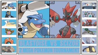 MEGA BLASTOISE vs MEGA SCIZOR  Z Mega Pokémon Tournament KantoJohto Edition  Battle 10 [upl. by Icyac620]