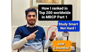 MRCP Part 1  How to study and pass MRCP Part 1 in just 3 months  Everything you need to know [upl. by Erle]