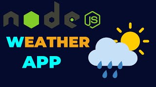 Nodejs Project For Beginners NodeJS Weather App [upl. by Macpherson]