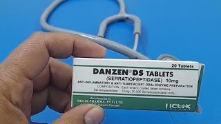 Danzen DS Uses and Side Effects  Serratiopeptidase danzends drabbas [upl. by Nikolia]