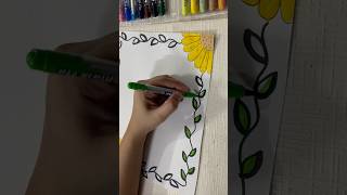 Stunning cover page design idea  creative art  amazing  easydrawing  viralshorts  youtubeshorts [upl. by Steffi]