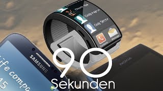 90 Sekunden Tech News  Samsung Smartwatch  Galaxy S5  Lumia 1520 [upl. by Carie636]