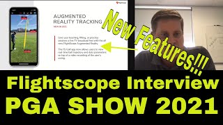 Interview with Flightscope  PGA Merchandise Show 2021 [upl. by Allesor313]