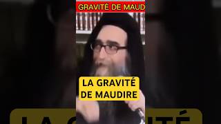 LA GRAVITÉ DE MAUDIRE shorts rav torah talmud cohensolal  rabbi kabbalah הרב פינטו [upl. by Adnimra]