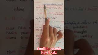 English sounds دةنگةكانى زمانى ئينگليزى 1 [upl. by Ahsen]