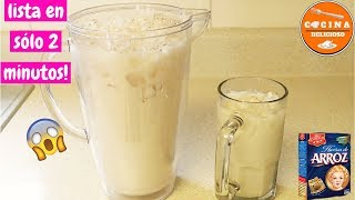 😲Agua de Horchata con Harina de Arroz 😲 en sólo 2 Minutos Riquísima [upl. by Amal]