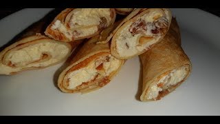 Блинчики с творогом и изюмом Вкуснейший десерт за 3 минуты [upl. by Dutchman35]