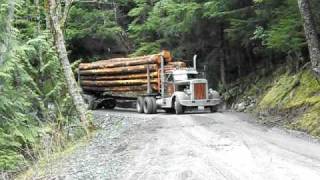 Extreme trucking on Vancouver Island [upl. by Ocramed142]