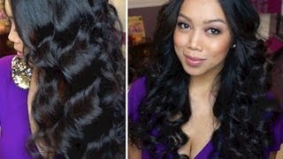 Easy Voluminous Waves Hair Tutorial  itsJudytime [upl. by Atima218]