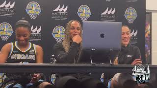 Chicago Sky Postgame Teresa Weatherspoon Lindsay Allen amp Chennedy Carter 5324 [upl. by Yevoc]