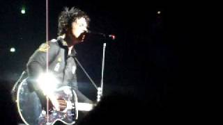 quotRedundantAcousticquot by Green Day at Osaka Castle Hall 20100121 [upl. by Bensky]