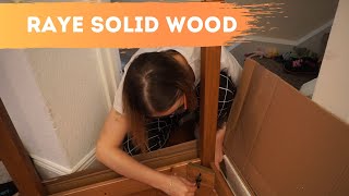 Building A Dining Table  Raye Soild Wood  Argos [upl. by Assetak219]