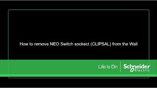 How to remove NEO Switch Socket CLIPSAL from the wall [upl. by Lalib]