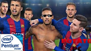 PES 2017 Low end pc gameplay 4gb ram128 mb vramNo graphics card [upl. by Eikcid]