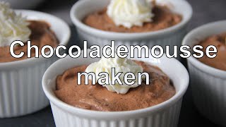 Chocolademousse maken [upl. by Airehtfele]