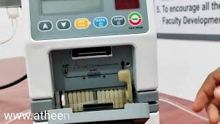 Demo  INFUSION PUMP  Akas Infusion  biomedical demo ATHEENAPANDIANBIOMEDICAL [upl. by Radferd]