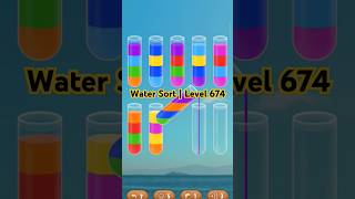 Water Sort  Level 674 [upl. by Enetsuj]