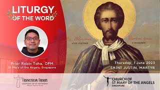 Liturgy of the Word  Saint Justin Martyr  1 June 2023 [upl. by Tom283]