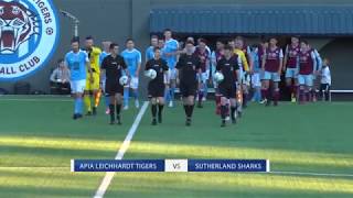 Highlights Round 18  APIA Leichhardt Tigers FC v Sutherland Sharks FC [upl. by Otrebireh471]