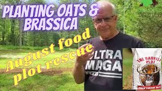 Planting Buck Forage Oats and Brassicas  Food Plot Rescue [upl. by Giarc272]