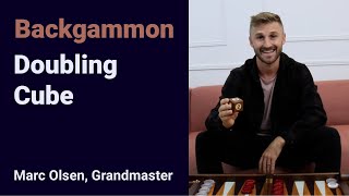 Backgammon Doubling Cube explained by Grandmaster Marc Olsen [upl. by Free]