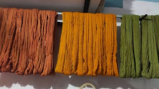 Natural Dye Eri Silk Silk Yarn erisilk assamsilk ananyastore [upl. by Rance]