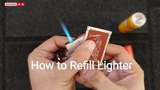 How to Refill a Lighter  Step by Step Details [upl. by Ballard]