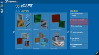 Greenheck  eCAPS®  How to Make a Louver Selection [upl. by Ardnuassac]