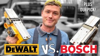 Wood Planer Battle  DEWALT D26676 vs Bosch PL1632 [upl. by Nillek185]