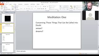 Descartes Meditation One Conclusion [upl. by Derril941]