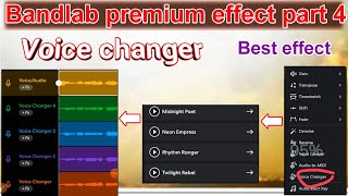 bandlab premium effect part 4  voice changer  qus tech [upl. by Geralda]