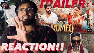 Romeo  Official Trailer  REACTION Vijay Antony  Mirnalini Ravi  Barath Dhanasekar  Vinayak [upl. by Kyriako]