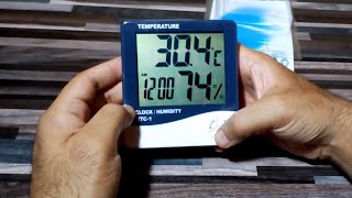 Htc1 Hygrometer temperature meter for incubator thermometer  UrduHindi [upl. by Mani]