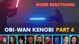 Reactors Reaction to OBIWAN KENOBI and DARTH VADER  PT 2 MORE REACTIONS  ObiWan Kenobi 1x6 [upl. by Werner]