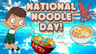 Ramen Boi  Episode 3 quotNational Noodle Dayquot [upl. by Petronella227]