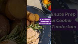 Slow Cooker Pork Tenderloin recipe easyrecipe cooking weightlosstips easydinner [upl. by Nahrut]