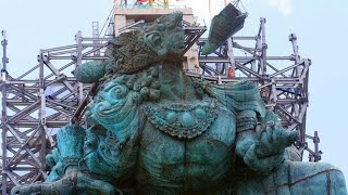 Progres Pembangunan Patung Garuda Wisnu Kencana Bali Januari 2018 [upl. by Drooff687]