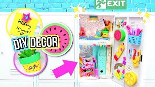 DIY Locker Decorations DECORATING MY LOCKER How To Locker Organization [upl. by Lorenzo]