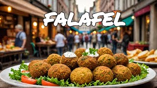 Falafel at Hamburgs Most Famous Restaurant  German Street Food [upl. by Aneeb140]