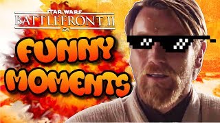 Star Wars Battlefront 2 Funny Moments Montage FUNTAGE 13  Prequel Memes [upl. by Ymme768]