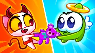 Sibling Play With Toys 🧸😨  Happy Playtime Stories💖✨ by KiddyHacks Series amp Om Nom Stories [upl. by Bihas]