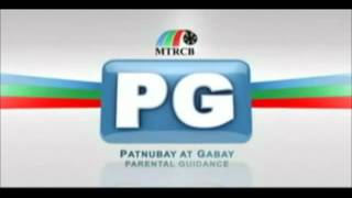 MTRCB Rated PG Graphic HD ABSCBN before EBoy [upl. by Ludie]