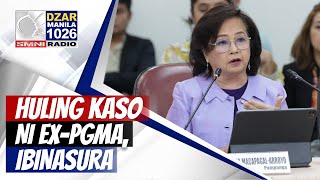 SonshineNewsBlast Korte Suprema ibinasura ang huling kaso vs exPres Gloria Arroyo [upl. by Llenyl]