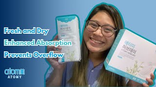 Atomy Herb Day Sanitary Pad vs Generic Brand What I Discovered [upl. by Einohpets]