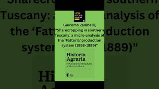 Sharecropping in southern Tuscany podcast historiaagraria [upl. by Vaasta]